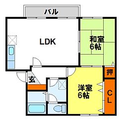 パーシモンハウス 2階
