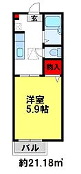 間取図画像 1K