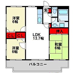 アネックスけやき通り 4階/406