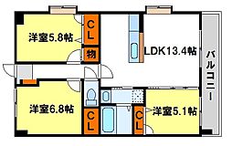 間取図画像 3LDK