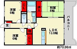 間取図画像 3LDK