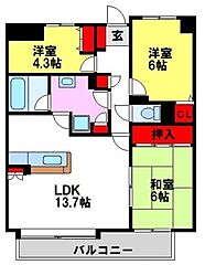 物件の間取り
