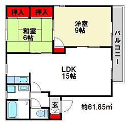 ウェルノーブル 2階/208