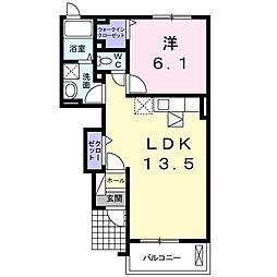 リバージュ横峰 1階/B102