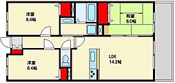 ライオンズマンション春日公園 3LDKの間取図画像
