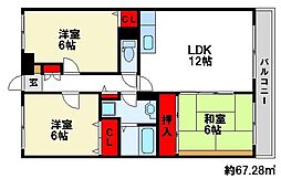 レクエルド大宰府 EAST 3階/302