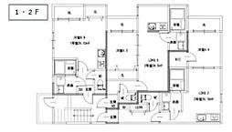 大野城市仲畑4丁目アパート ワンルームの間取図画像