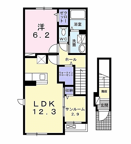 同じ建物の物件間取り写真 - ID:212042512191