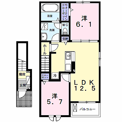 同じ建物の物件間取り写真 - ID:212042512458