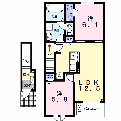 同じ建物の物件間取り写真 - ID:212042512192