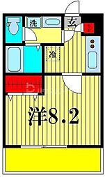 リブリ・松戸馬橋 1階1Kの間取り