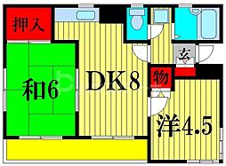 間取図画像 2DK