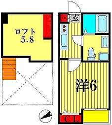 間取図画像 1K
