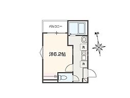 Fiorito六実 1Kの間取図画像
