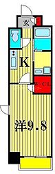 RoyalGrace道 1Kの間取図画像