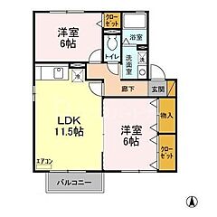 物件の間取り