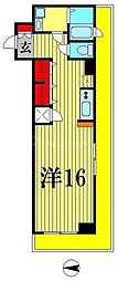 SUPERIORCLUB ワンルームの間取図画像
