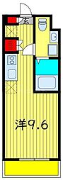 フェリスMK ワンルームの間取図画像