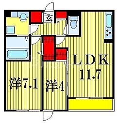 アゼリア松戸 2階/-
