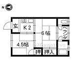 京都市西京区樫原久保町 2階建 築52年のイメージ