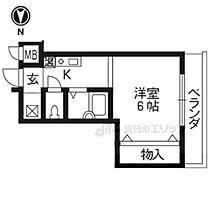 プランドール 201 ｜ 京都府京都市西京区桂野里町（賃貸マンション1K・2階・22.80㎡） その2