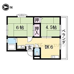 間取図画像 2DK