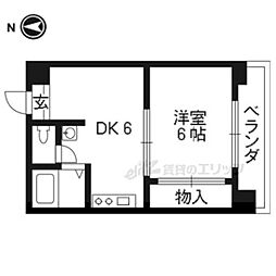 ハイツシェトワ 1DKの間取図画像