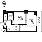 京都市北区衣笠東開キ町 7階建 築31年のイメージ