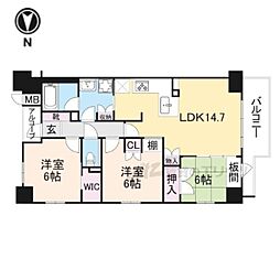 間取図画像 3LDK