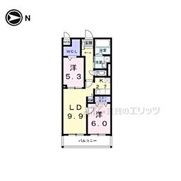 京都市営烏丸線 松ヶ崎駅 徒歩14分の賃貸マンション