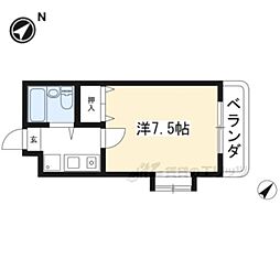 アーバンレジデンス神山台 1Kの間取図画像