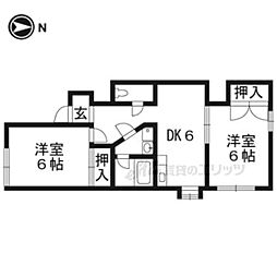 間取図画像 2DK