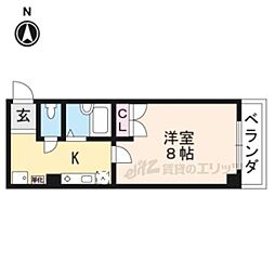 間取図画像 1K