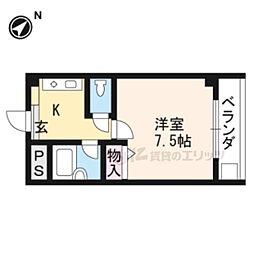 間取図画像 1K