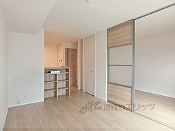 JR東海道・山陽本線 山科駅 徒歩15分の賃貸アパート 1階1LDKのリビング/ダイニング