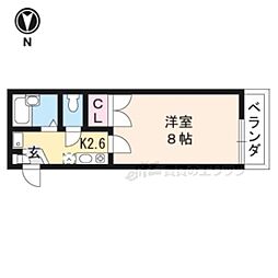 367番館 1Kの間取図画像