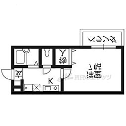 ティラルセ 1Kの間取図画像