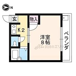 シエログランデ 1Kの間取図画像