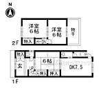 京都市南区吉祥院中島町 2階建 築55年のイメージ