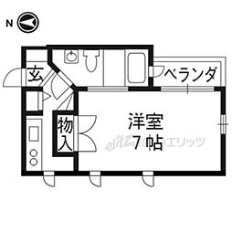 Ｄ’Ｓ　ＪＵＮＯ 2階1Kの間取り