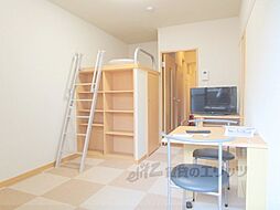 JR東海道・山陽本線 西大路駅 徒歩15分の賃貸アパート 2階1Kのリビング/ダイニング