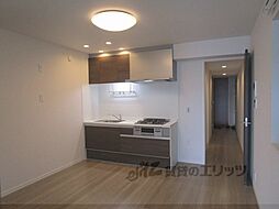 近鉄京都線 近鉄丹波橋駅 徒歩15分の賃貸マンション 3階1LDKのリビング/ダイニング