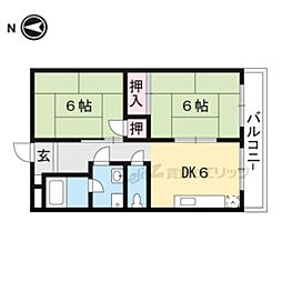 間取図画像 2DK