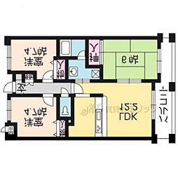 パインフィールド洛南 3LDKの間取図画像