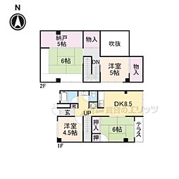 ヴィラたみあき 4LDKの間取図画像