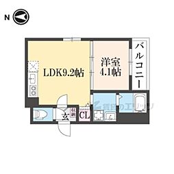 F asecia Tabit 1LDKの間取図画像