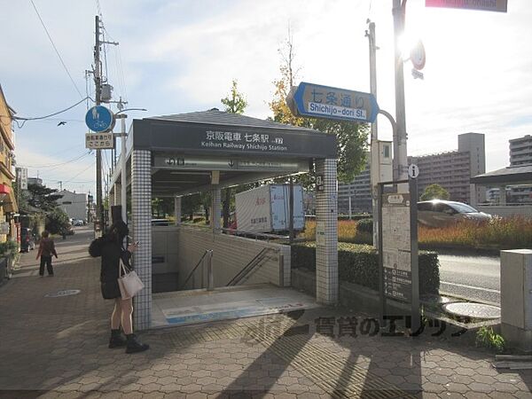 画像24:京阪七条駅　2番出口まで500メートル
