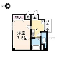 間取図画像 1K