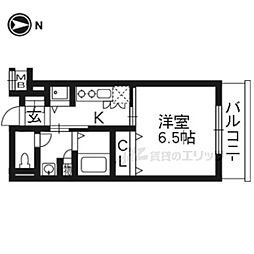 マンションロードウェイ 3階1Kの間取り