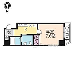 ケー・カーザ大宮 1Kの間取図画像